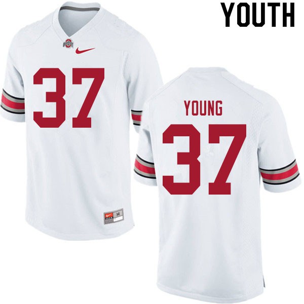Ohio State Buckeyes #37 Craig Young Youth NCAA Jersey White